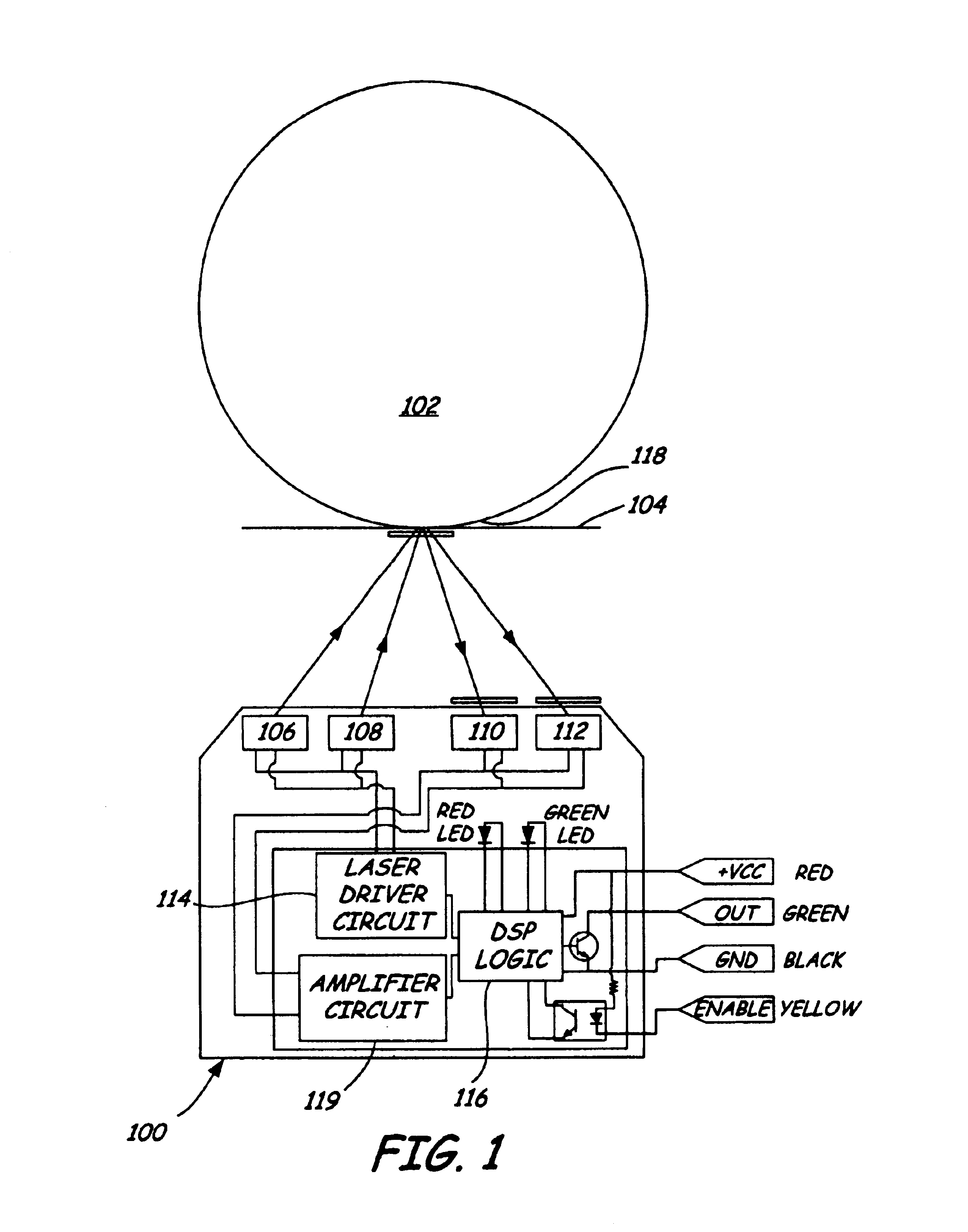 Semiconductor wafer carrier mapping sensor