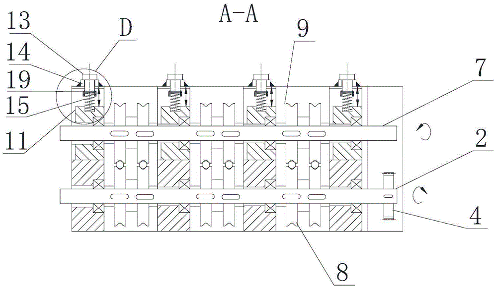 A traction device for prestressed steel strand