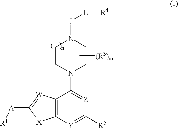 4-thieno[2,3-D]pyrimidin-4-YL piperazine compounds