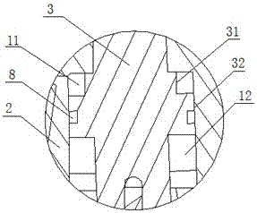 In-mold hydraulic drive mechanism of an injection mold