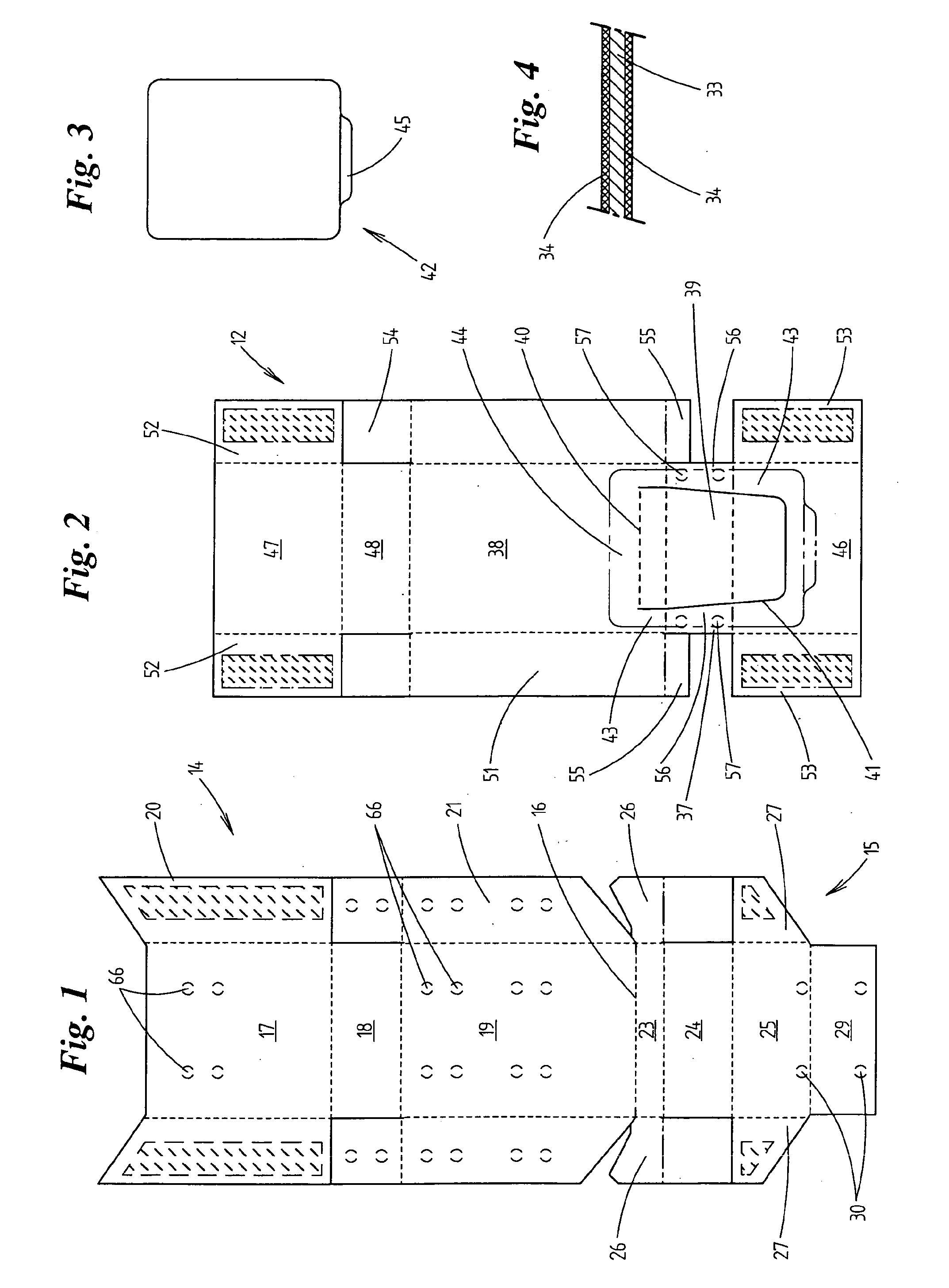 (cigarette) pack and process and device for producing it