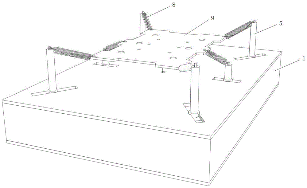 UAV sensor and equipment shock absorption platform