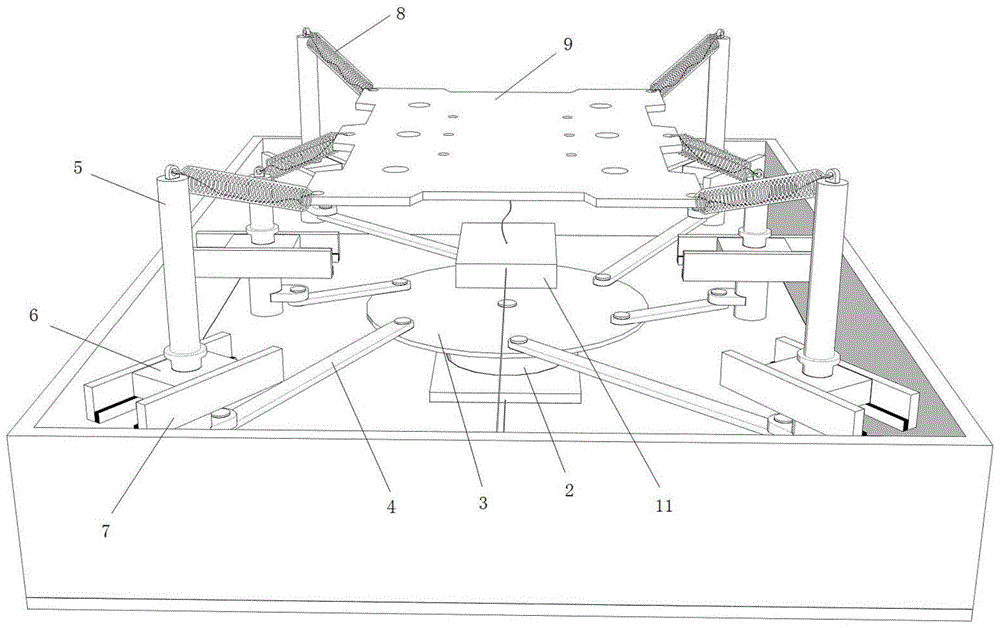 UAV sensor and equipment shock absorption platform