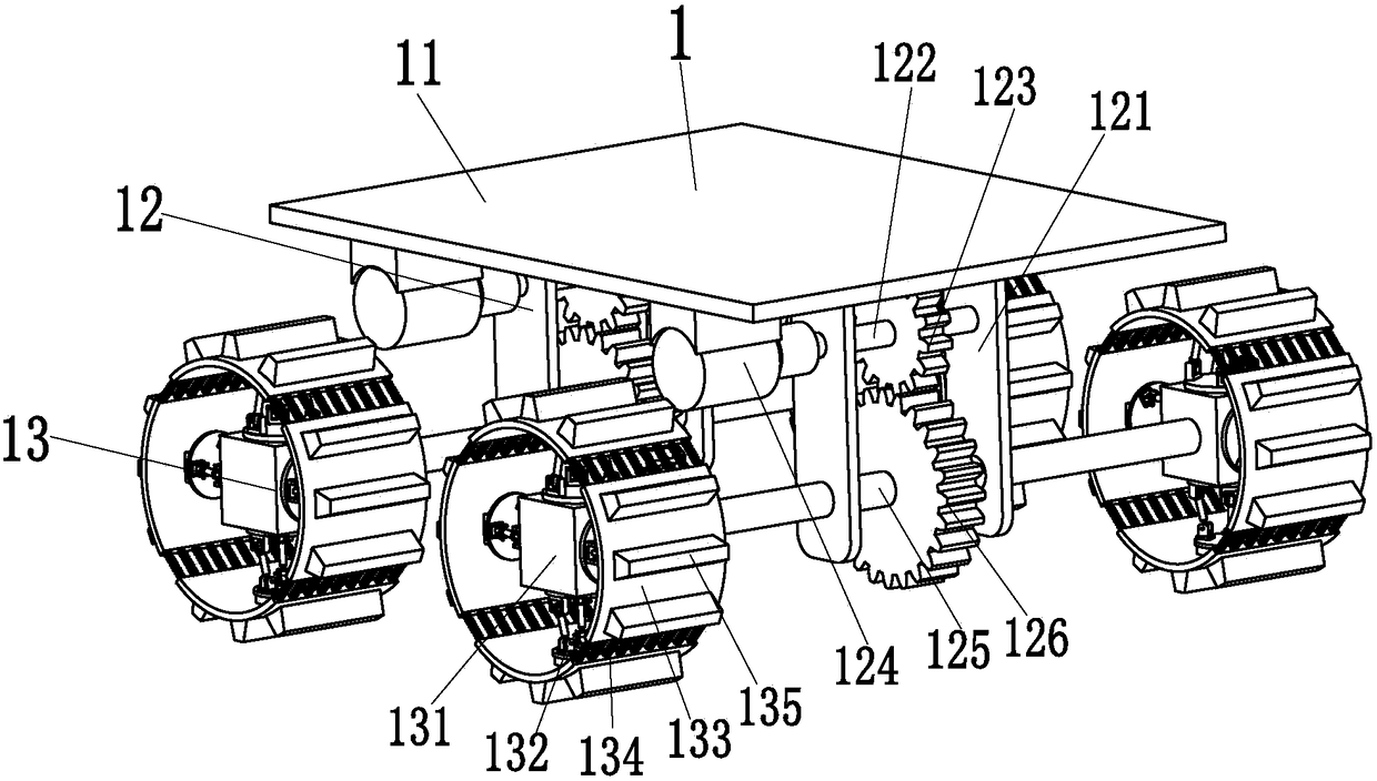 A grabbing and conveying robot for highway retaining wall