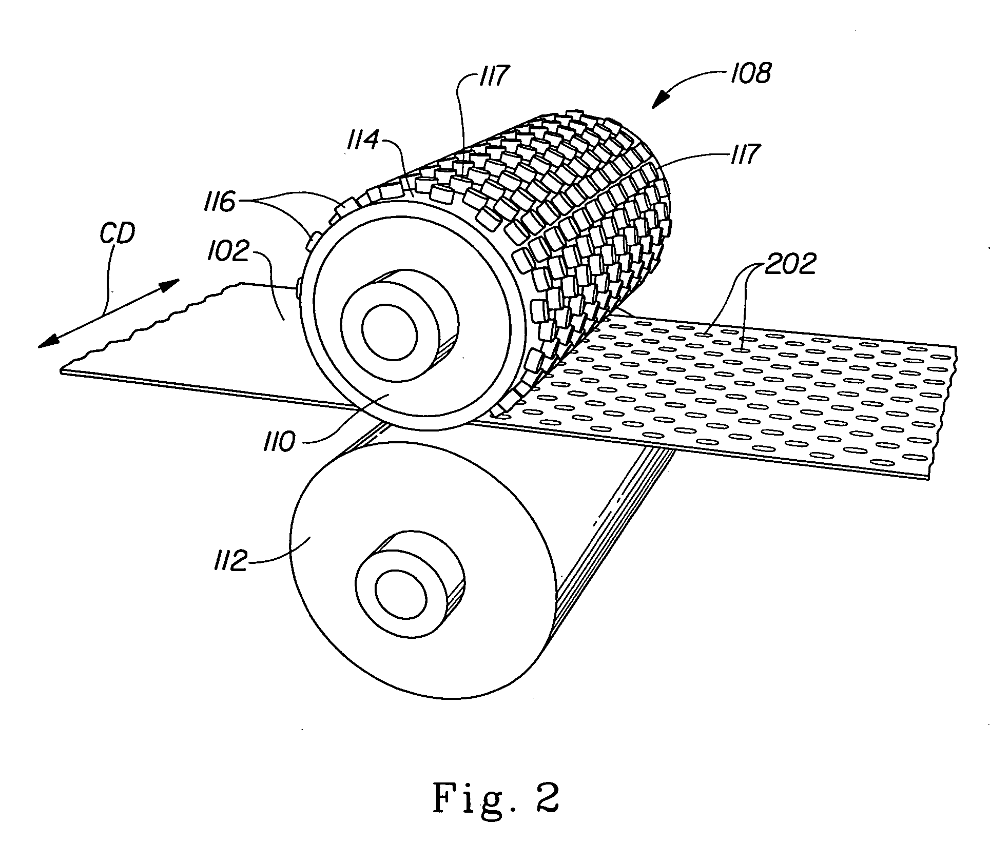 High-elongation apertured nonwoven web and method for making