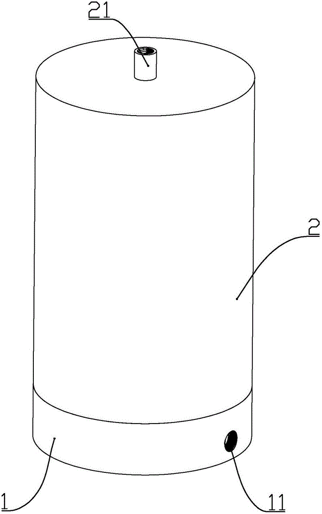 Water purification device with multiple parallel filter elements