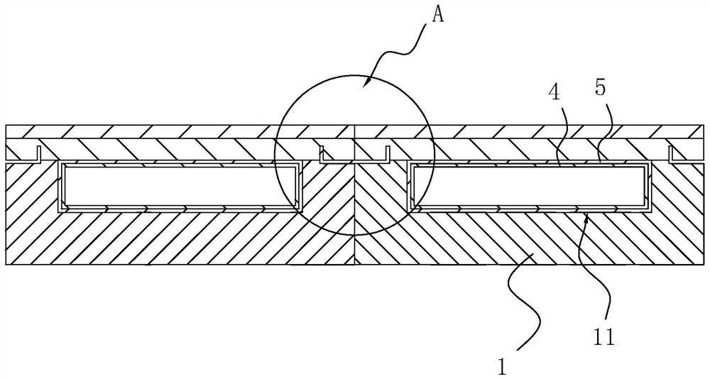 A building floor structure