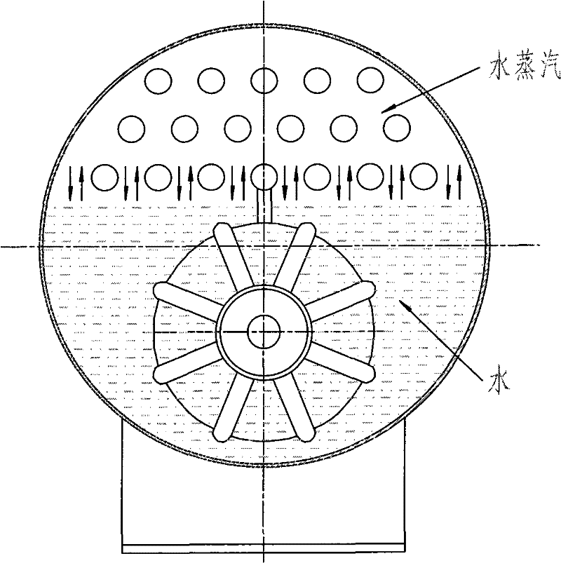 Heat-exchange intensification apparatus and method for indirect medium heating furnace