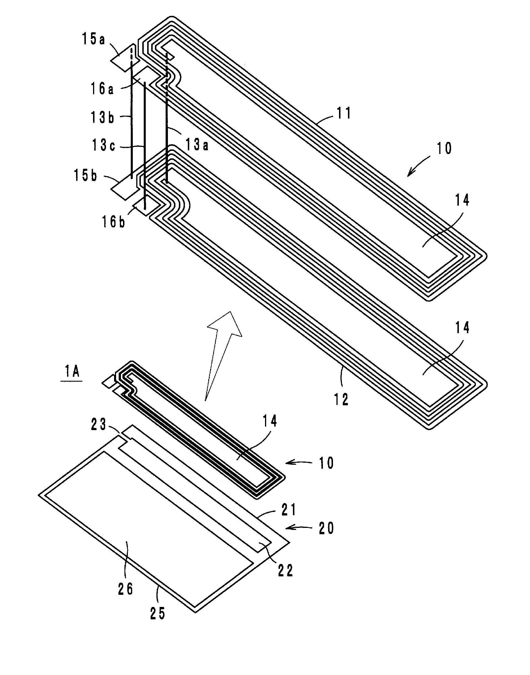 Communication terminal apparatus and antenna device