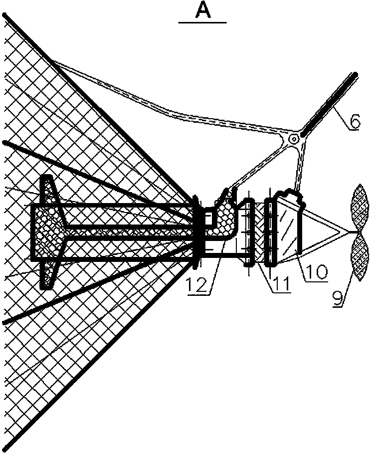 Rotatable self-propulsion-type anti-wind-wave deep water cage