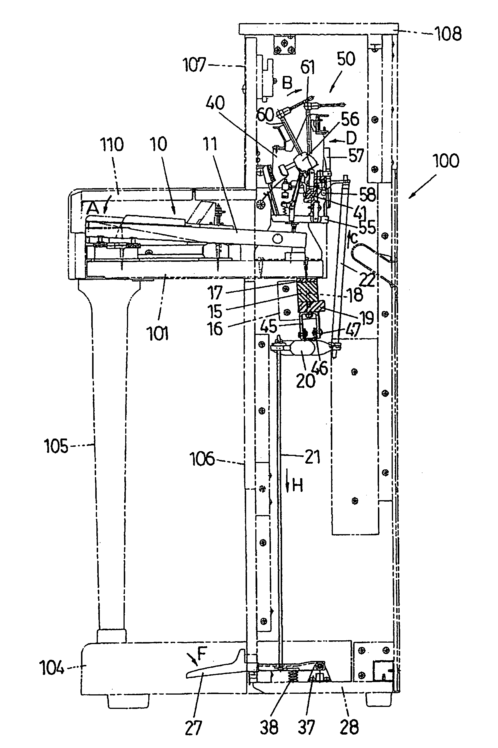 Keyboard instrument having pedal mechanism