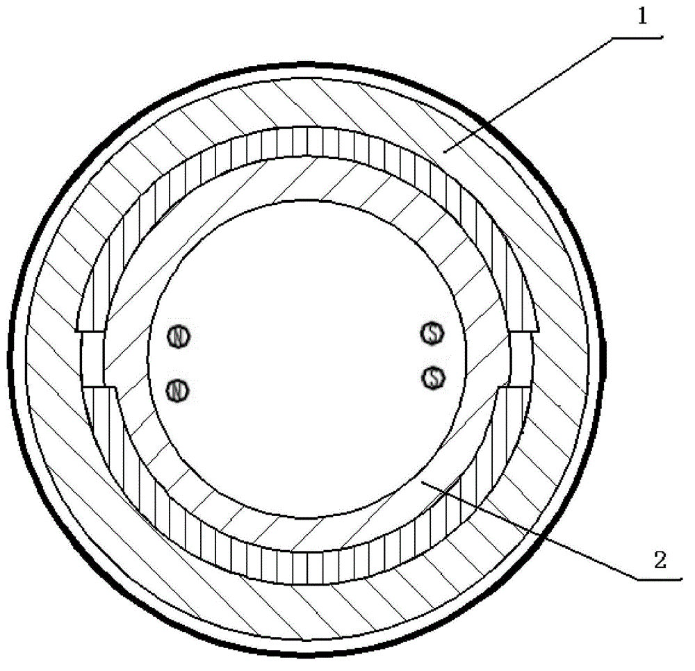 Magnetic damping belt pulley
