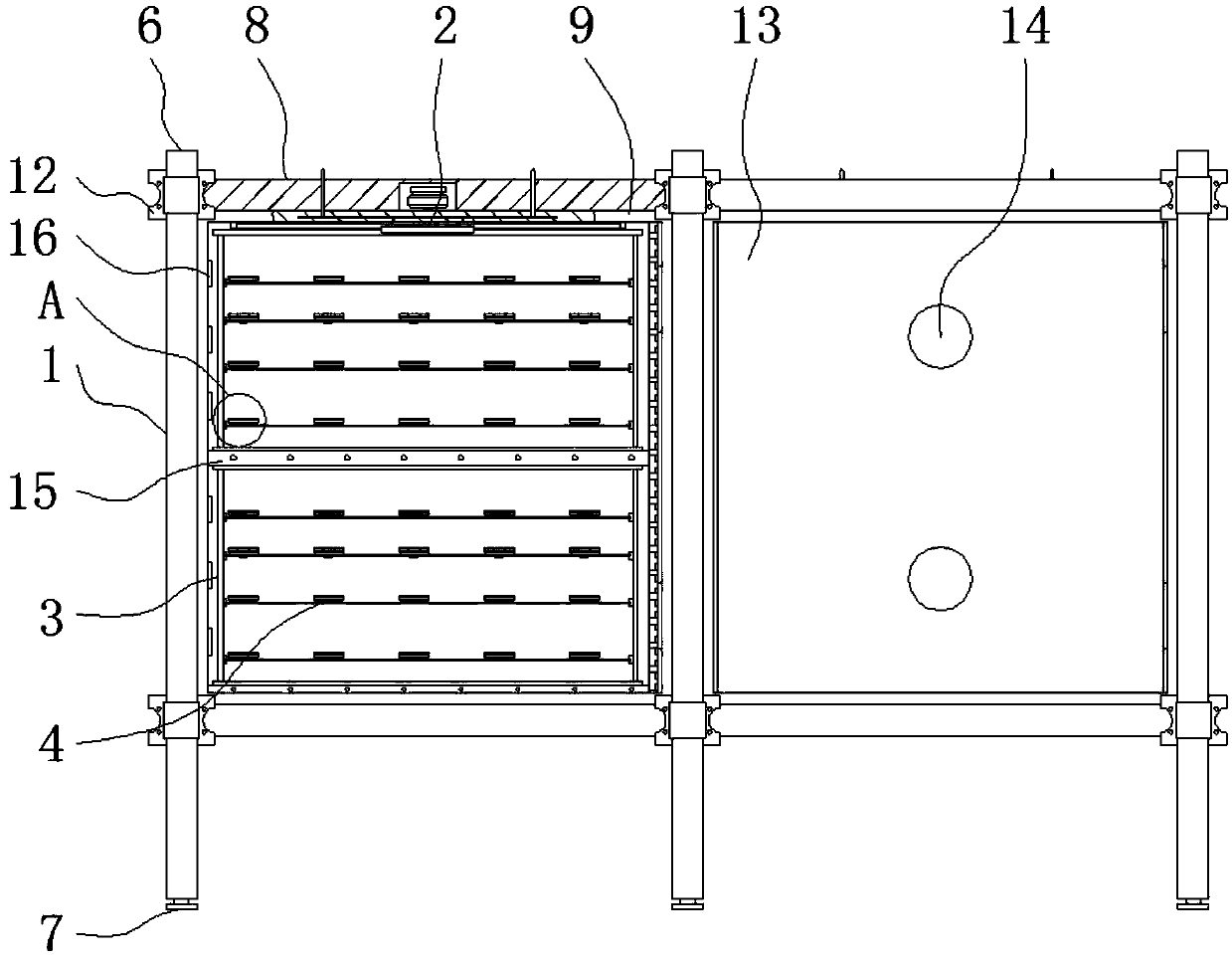 Rice blast moisturizing incubator