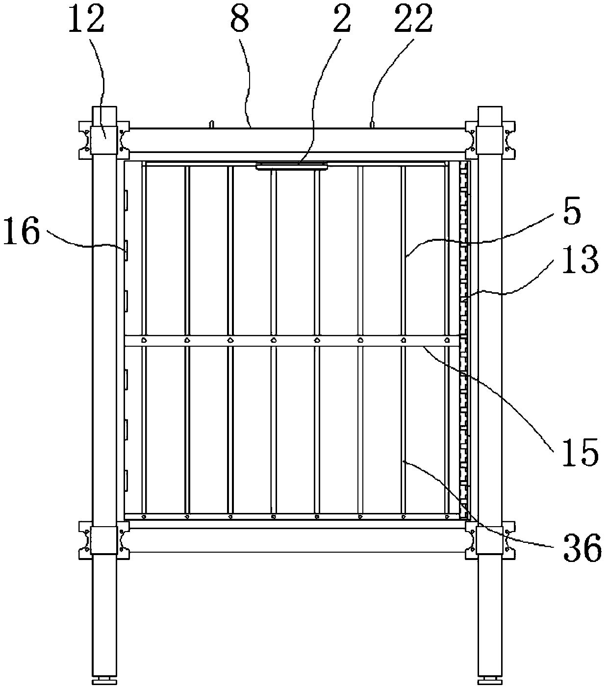 Rice blast moisturizing incubator