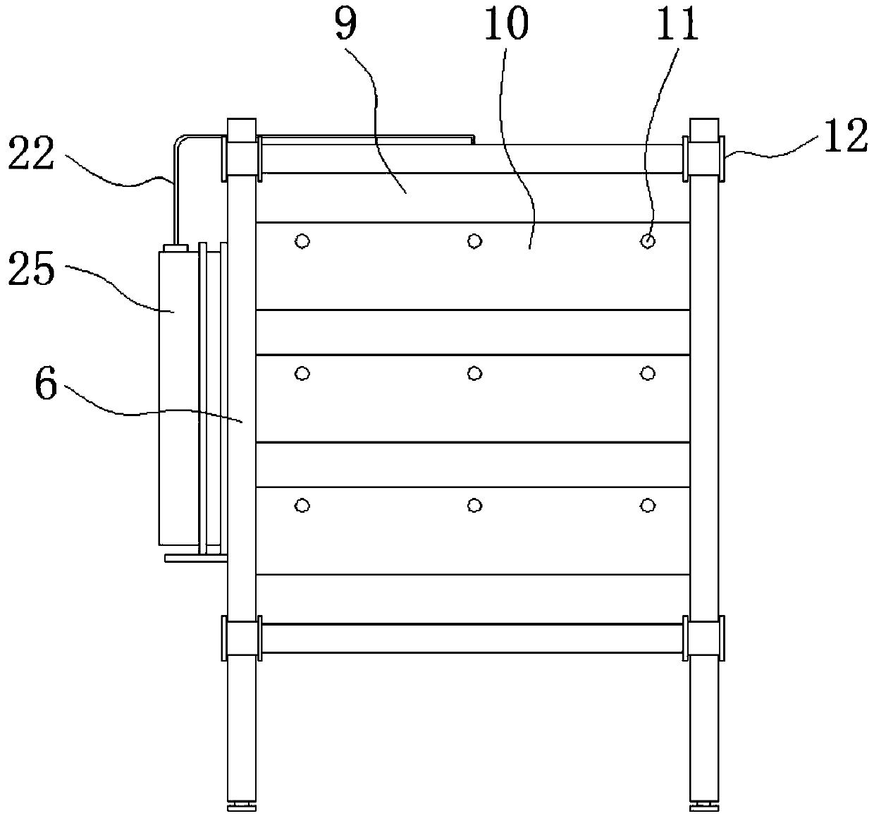 Rice blast moisturizing incubator