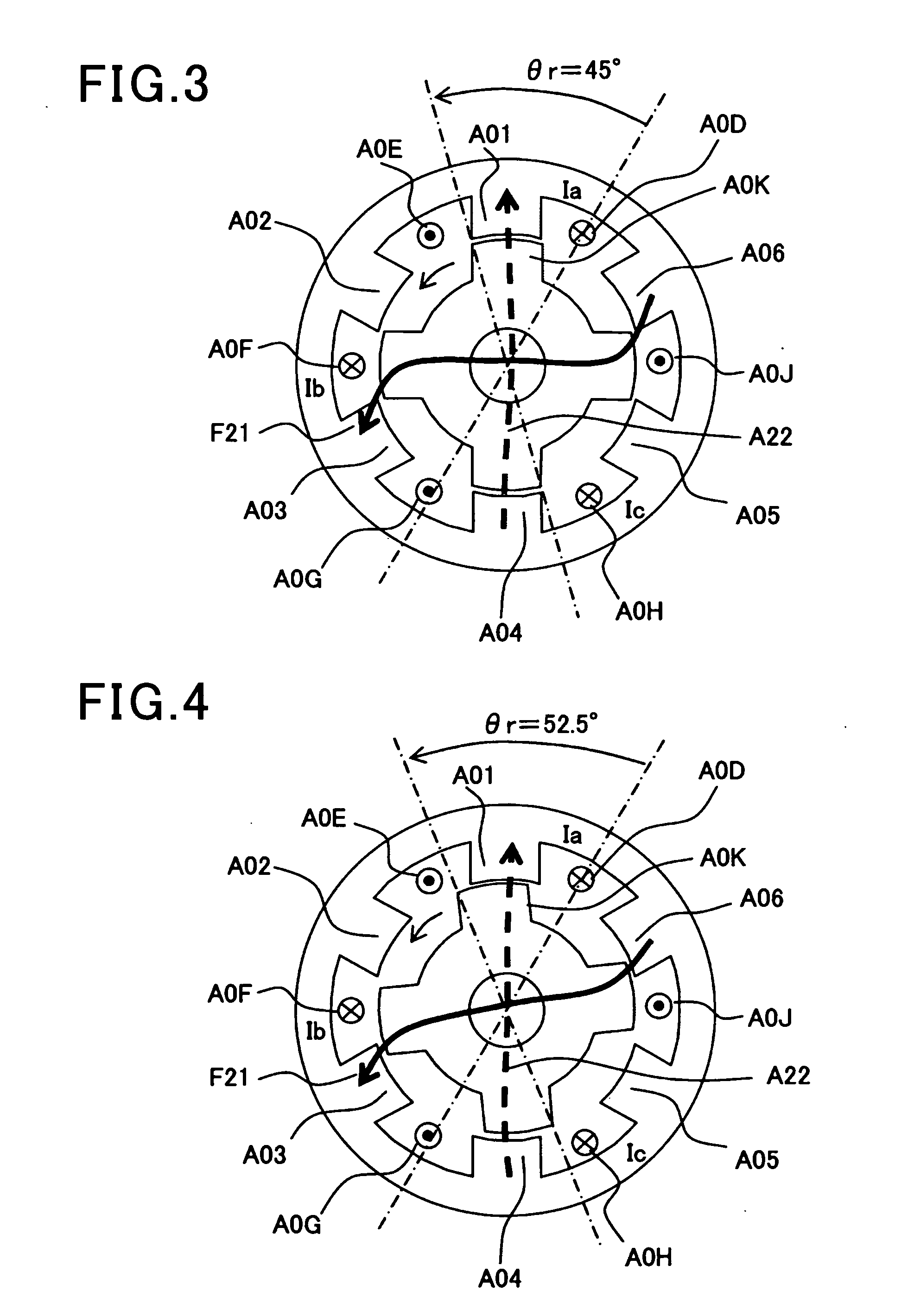 Full-pitch windings switched reluctance motor