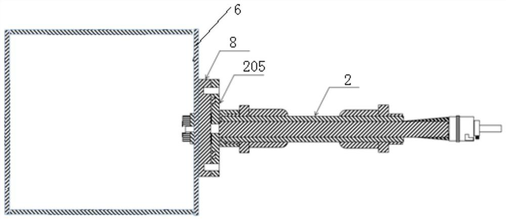 Temperature measurement optical fiber adaption module and transformer with temperature measurement optical fiber adaption module