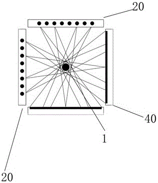 Real-time online industrial ct detection system based on x-ray source array