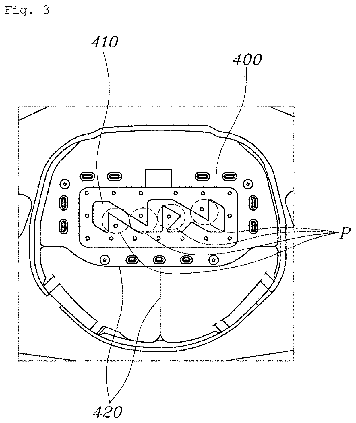 Driver airbag module with lighting device