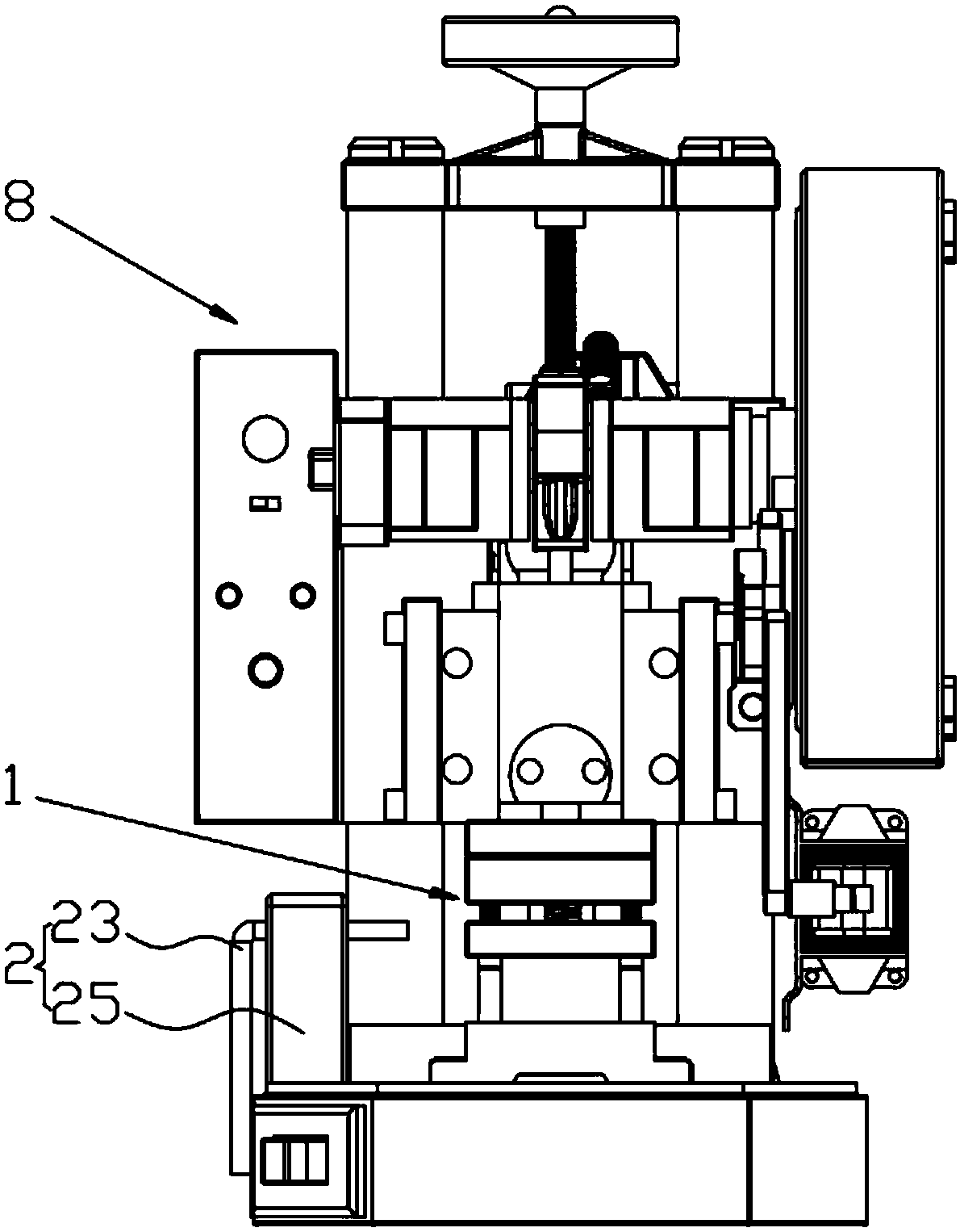 Automatic material remover for punch