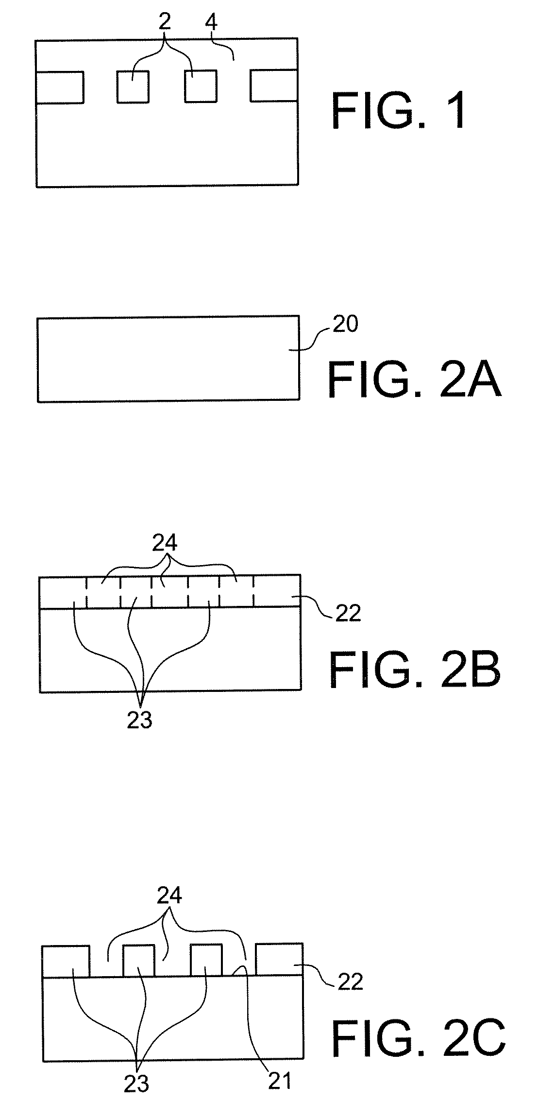Method for producing partial soi structures comprising zones connecting a superficial layer and a substrate