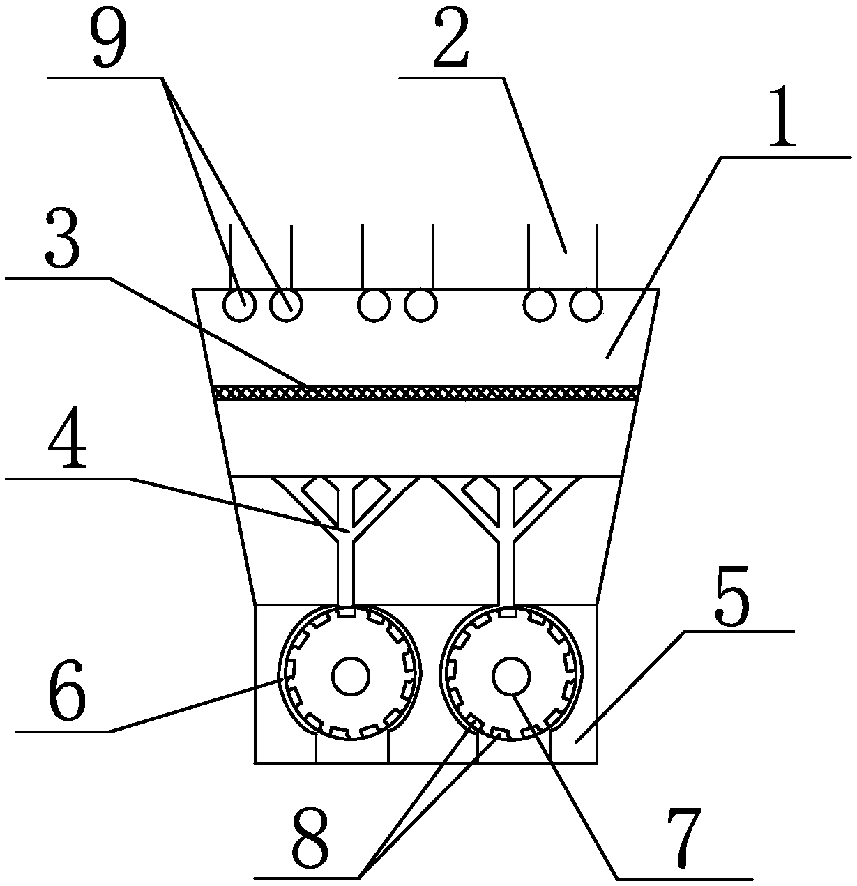 Sorting and throwing method of particle and powder particle fertilizer, and seeds