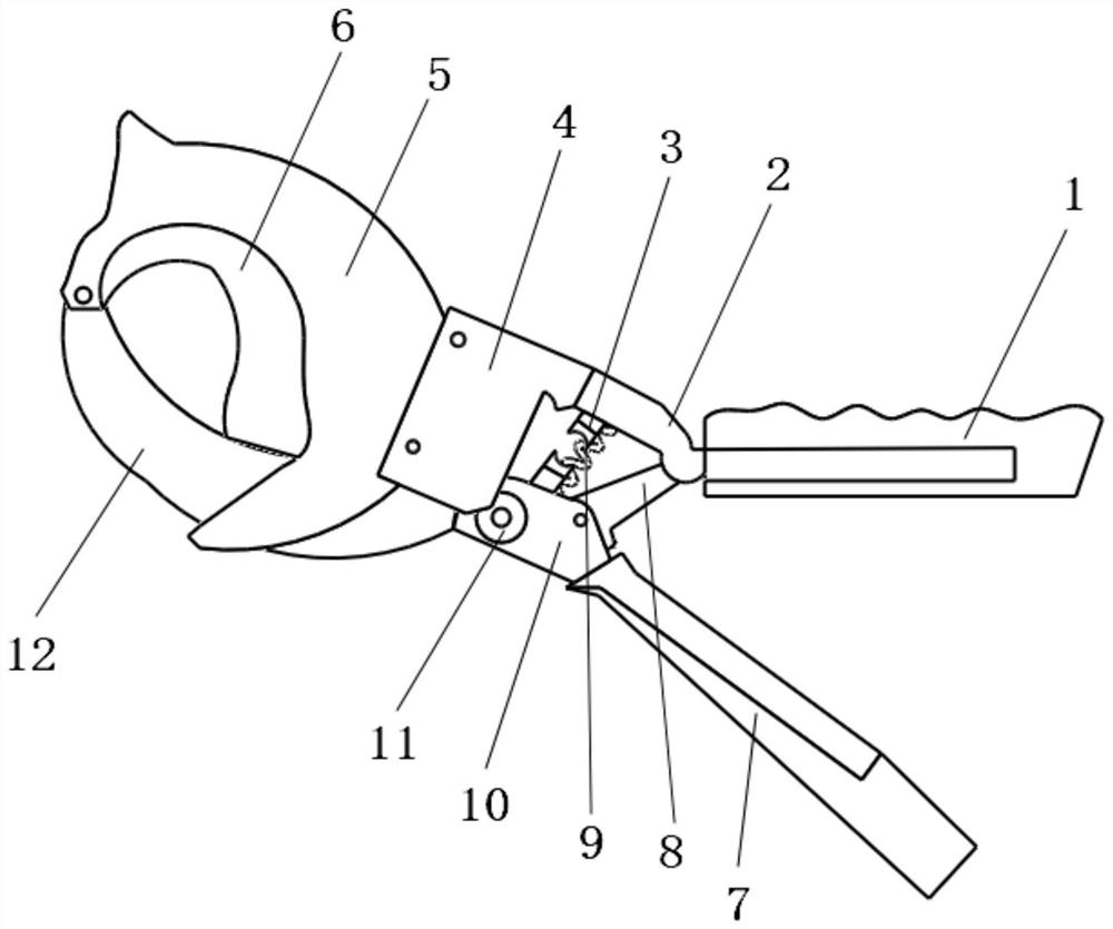 A kind of multifunctional wiring pliers