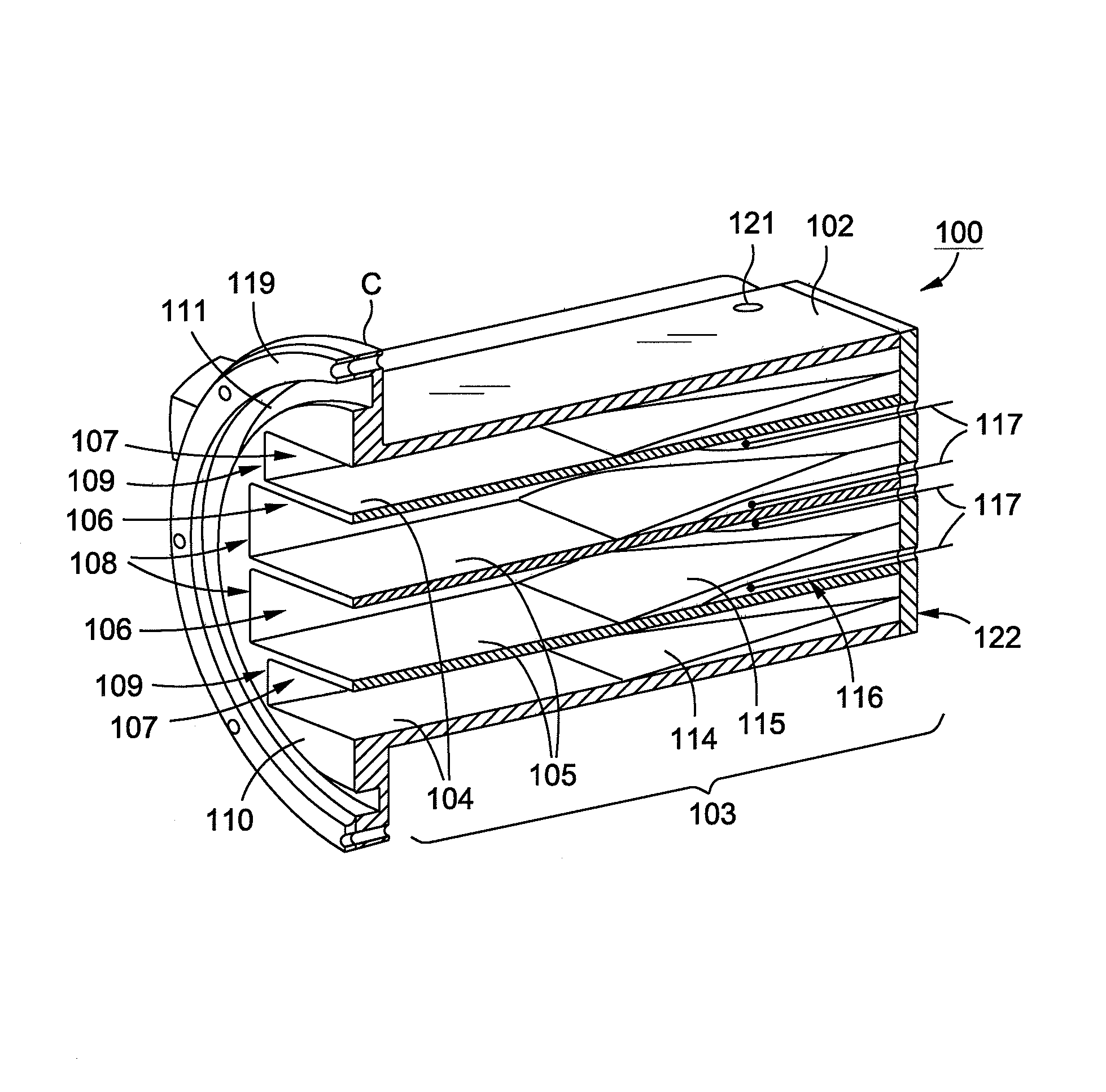 Generic pick-up horn for high power thermal vacuum testing of satellite payloads at multiple frequency bands and at multiple polarizations