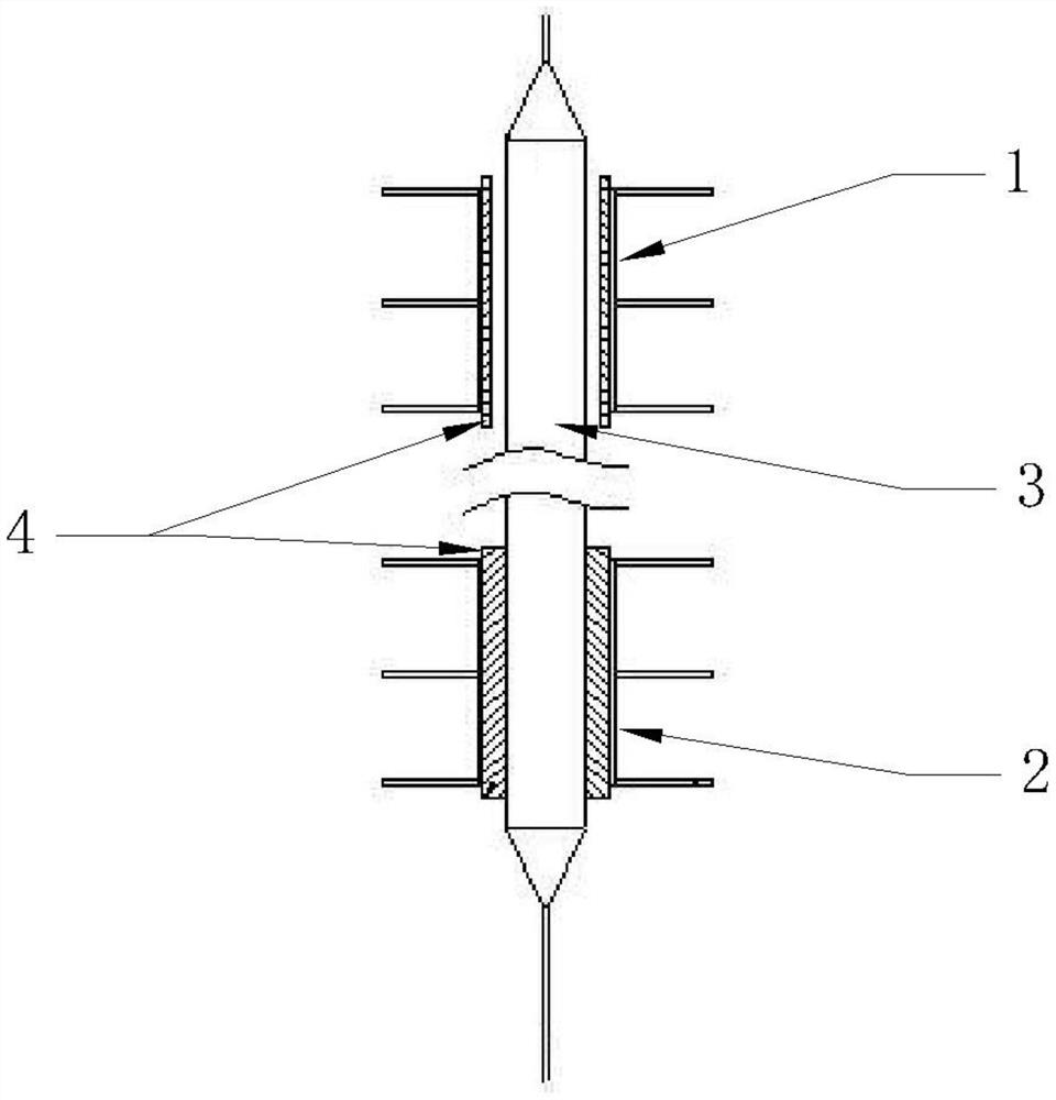 A kind of air bag type buoyancy tank supporting device of spar platform and using method thereof