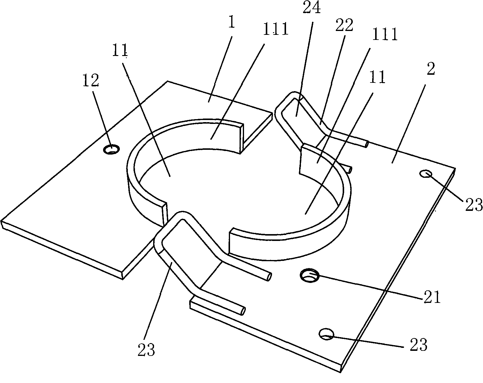 Method for sealing transverse pipe tunnel and combined module component for implementing method