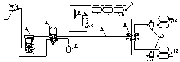 Intelligent variable gas storage volume and pressure energy recovery device