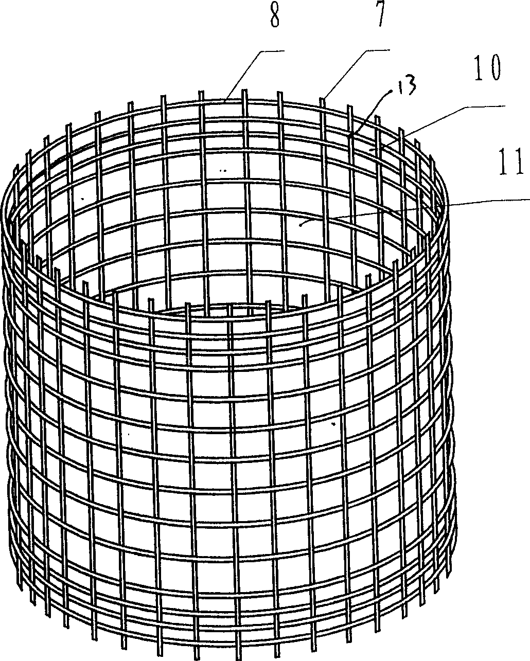 Grid absorbing ring for compact spinning and its weaving method