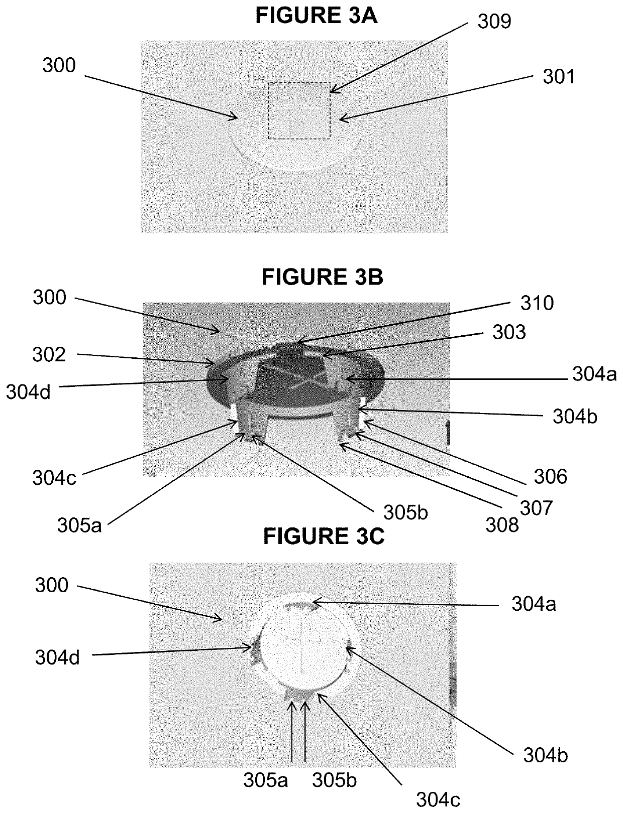 Monument cap device comprising a circular lid and an adhering structure