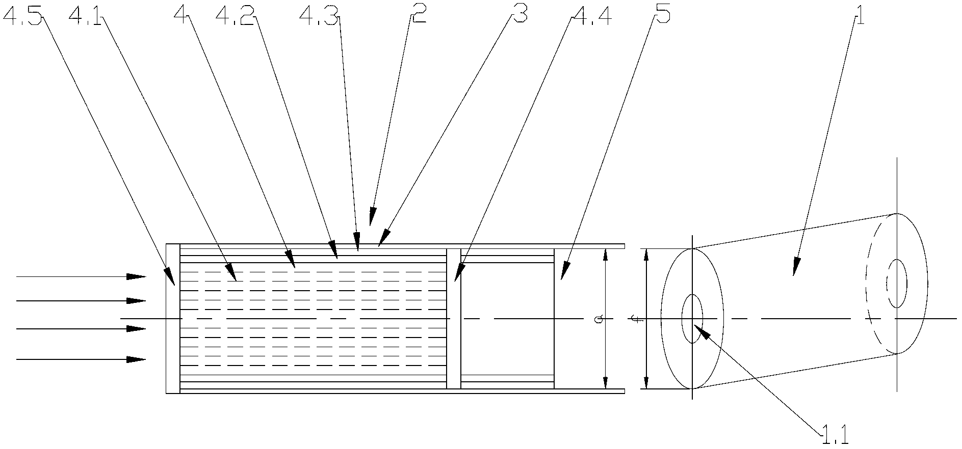 Electric heat airflow type smoking system