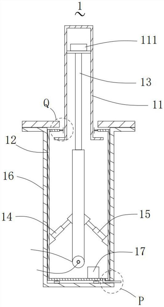 Intelligent control lifting pile for garage