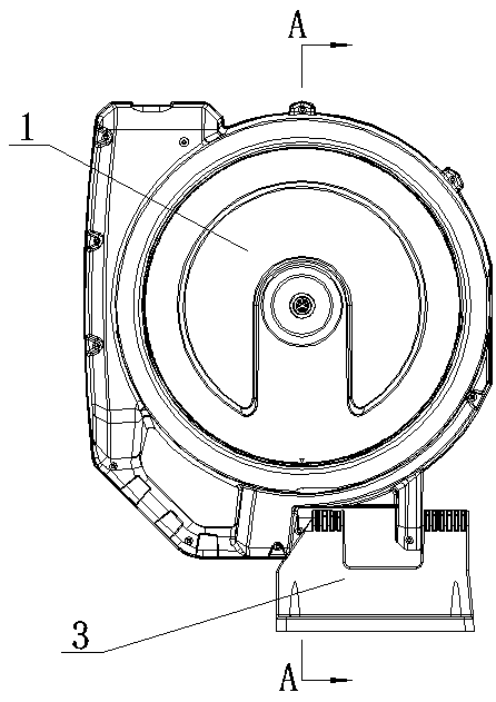 Pressure boosting pipe coiling device