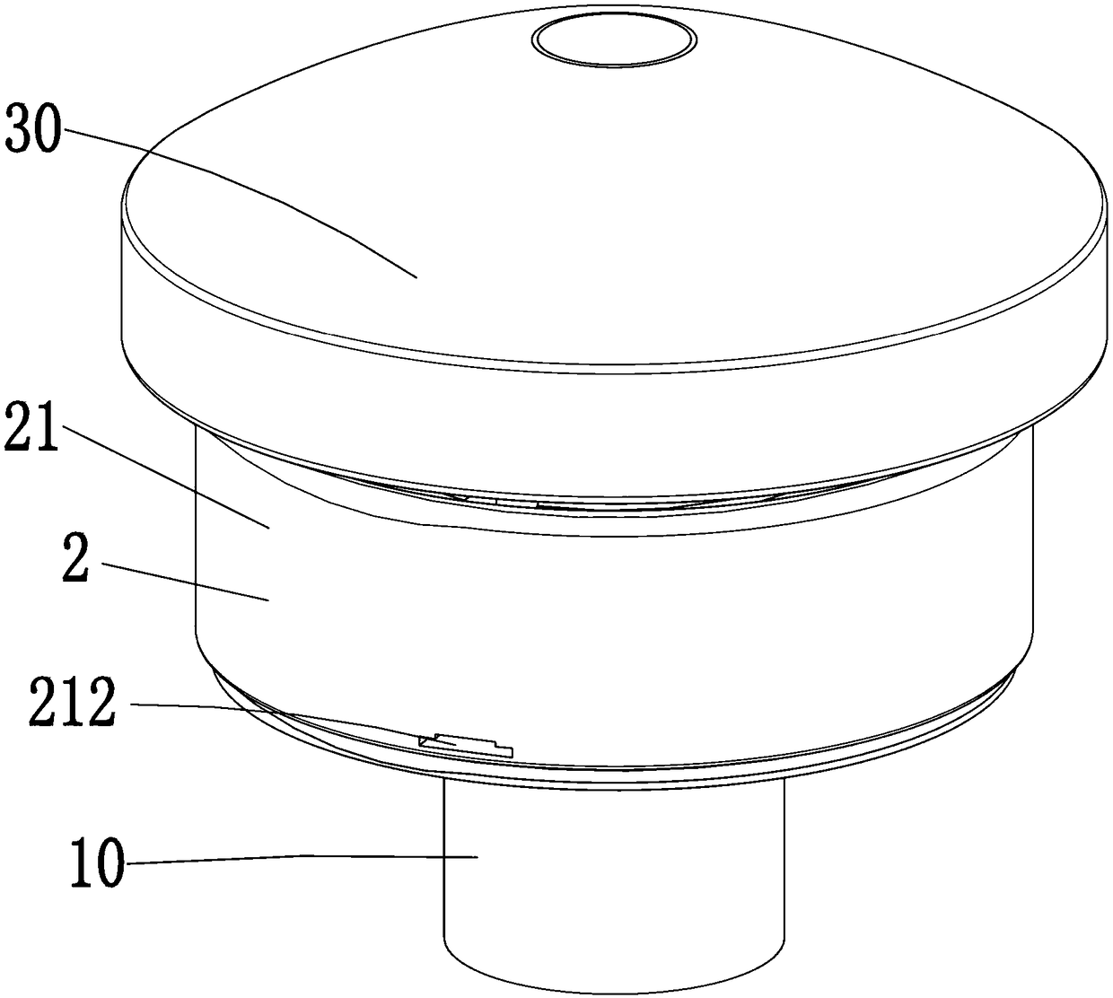 Automobile marker lamp and production technology thereof