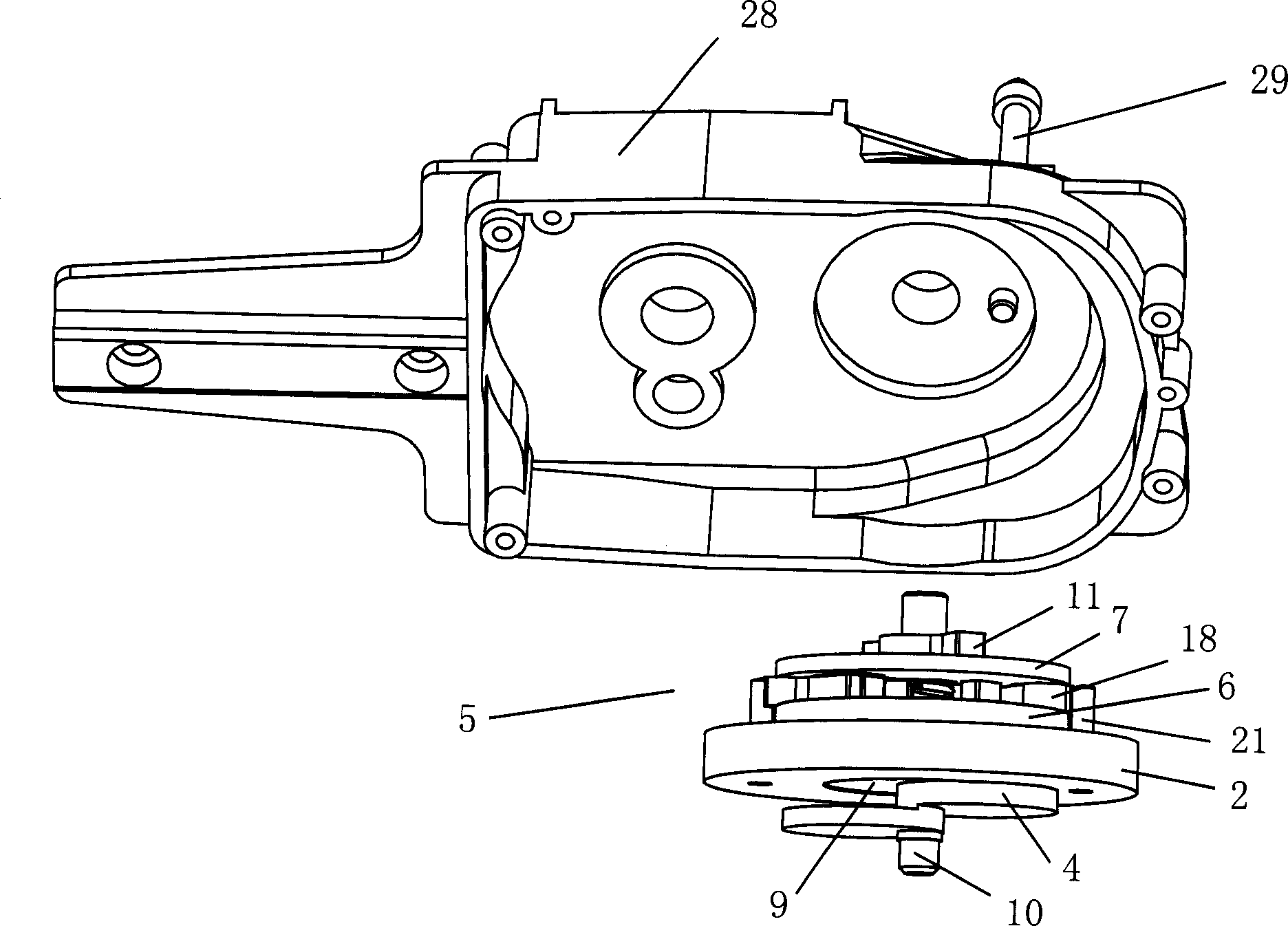 Braking device and electric tool contg. the same