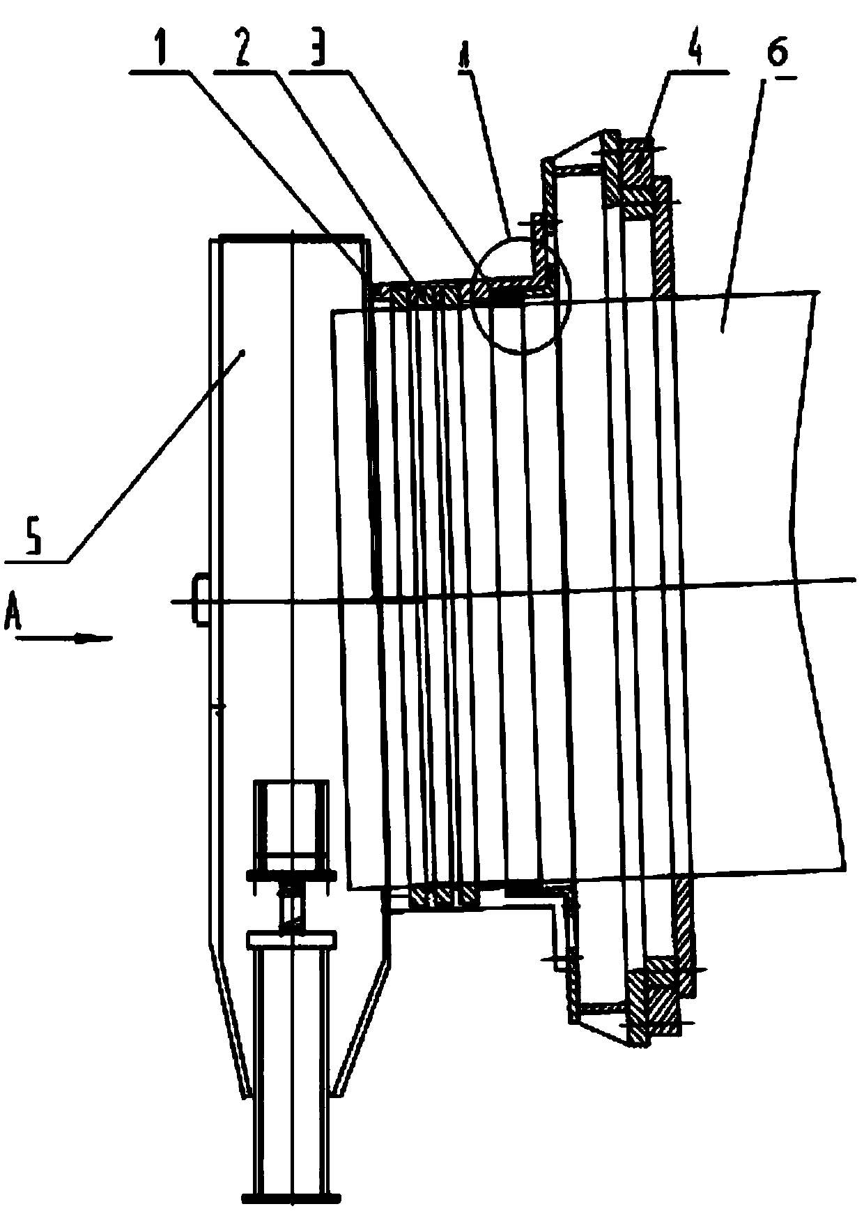 Rotary body combined seal device