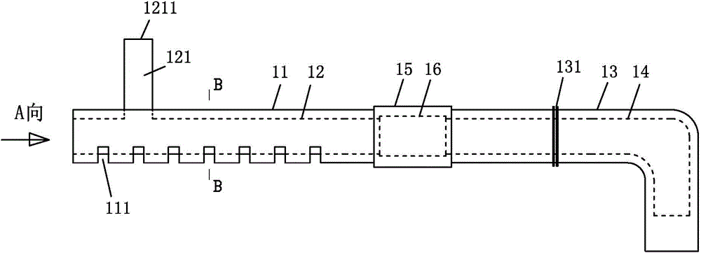 Horizontal double-deck drainage device and its installation method