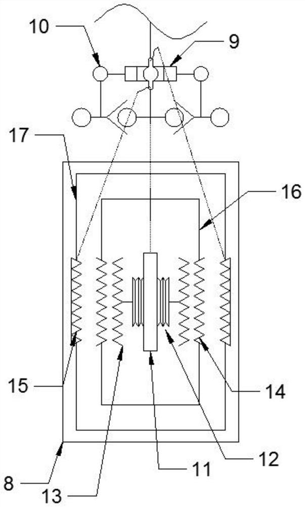 Auxiliary ventilation device for dust and smoke removal for tunnel construction