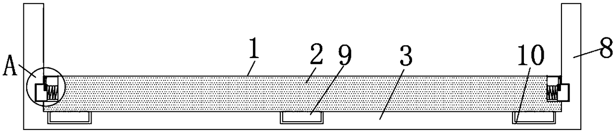 Noise-absorption and heat-insulation aluminous building gusset plate