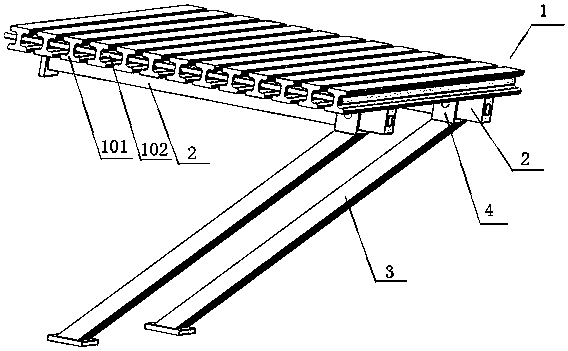 Light basalt composite fiber board and subway evacuation platform manufactured from same