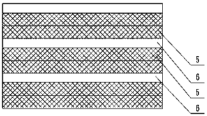 Light basalt composite fiber board and subway evacuation platform manufactured from same