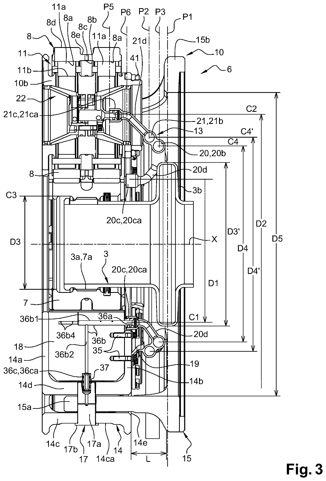Lubricating oil distributor for a mechanical reduction gear of an aircraft turbine engine