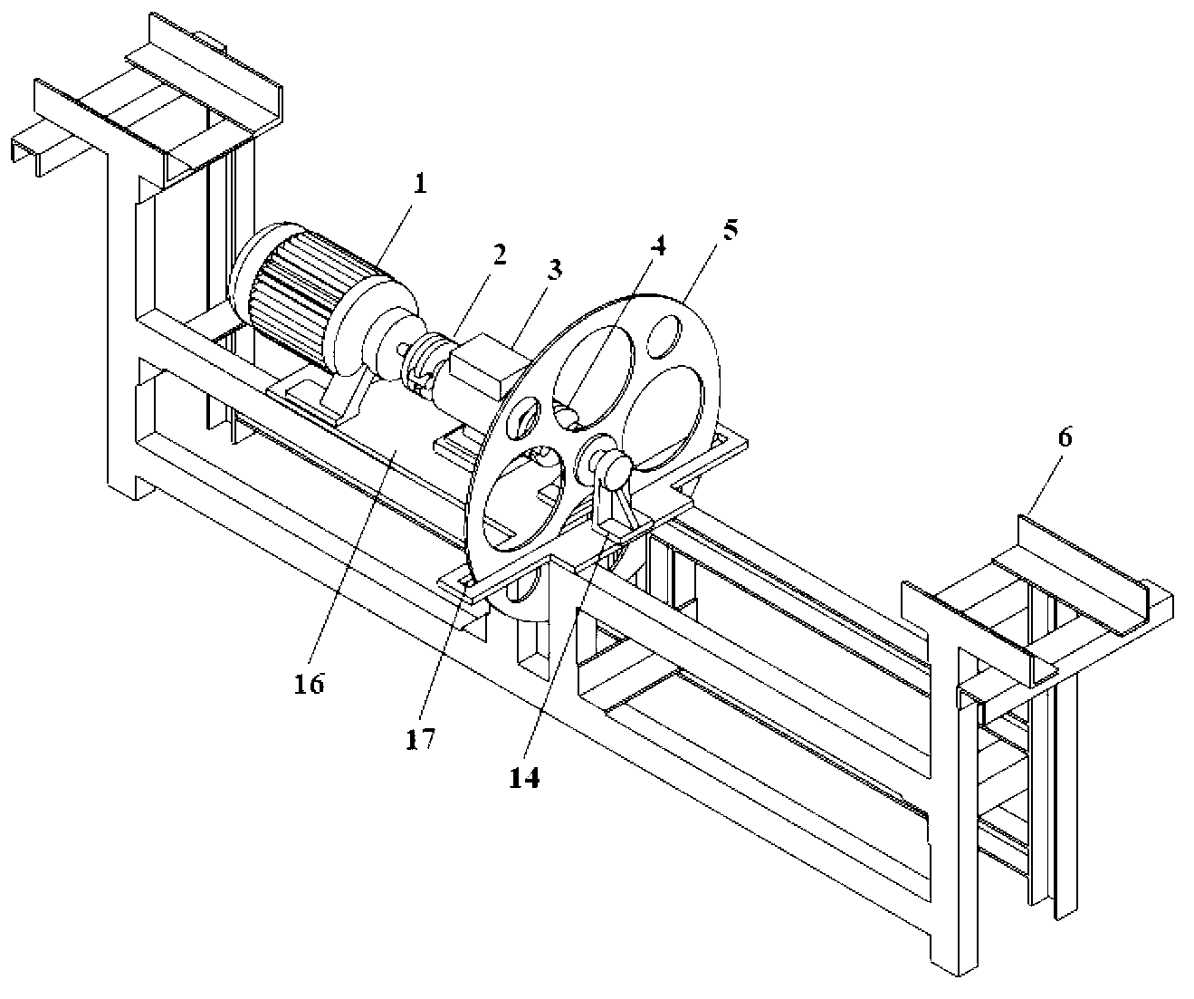 Resistance testing device for cable-towed ship model