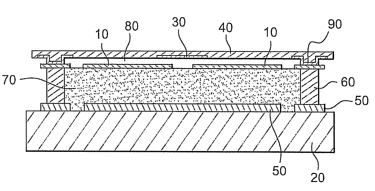 Bolometric detector for detecting electromagnetic waves