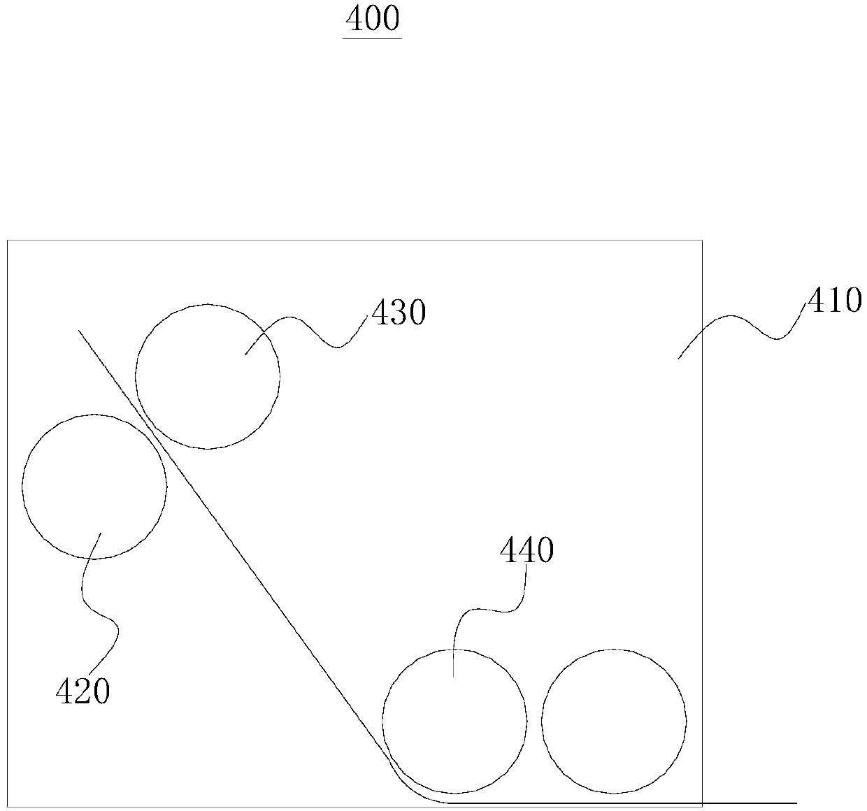 Woven bag double-sided laminating apparatus and woven bag processing system