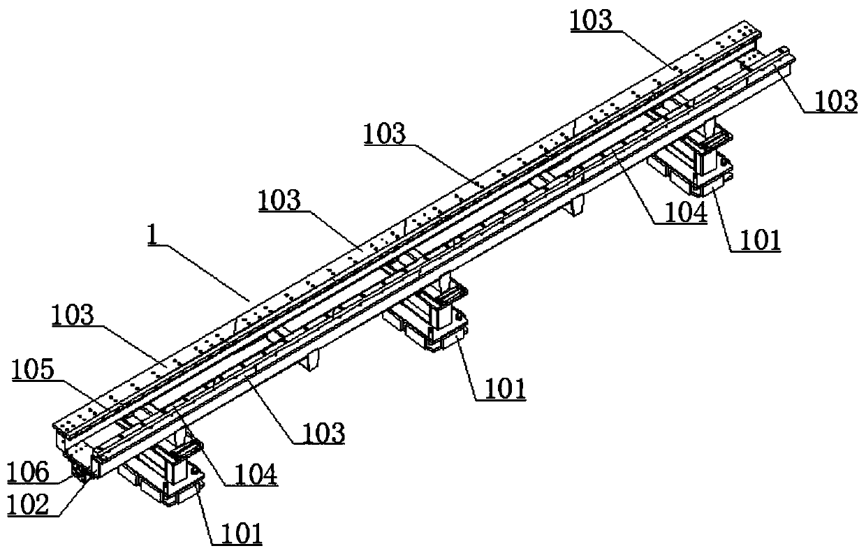 A transfer mechanism for the flexible assembly system of automobile body-in-white welding