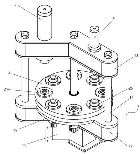 Motor rotor punching sheet weighing pre-pressing machine and weighing pre-pressing method thereof